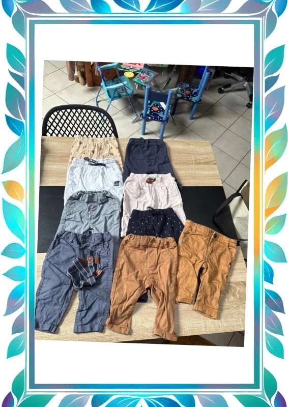 Lot pantalons 6 mois